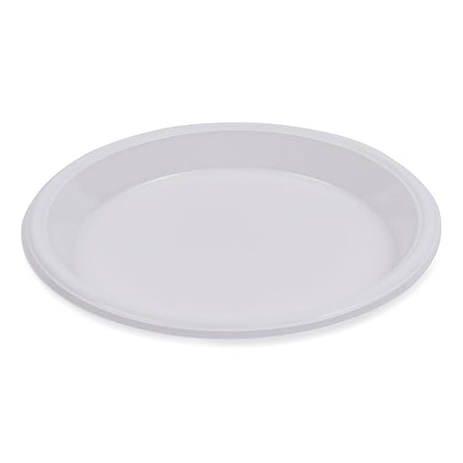 Boardwalk Hi-Impact Plastic Dinnerware, Plate, 10" dia, White, 500/Carton