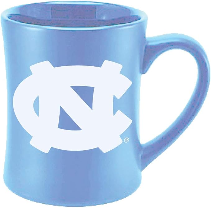North Carolina Tar Heels Ceramic 16oz Sculpted Mug ??Official Team Logo Coffee Cup ??Handwash Recommended ??Individually Boxed