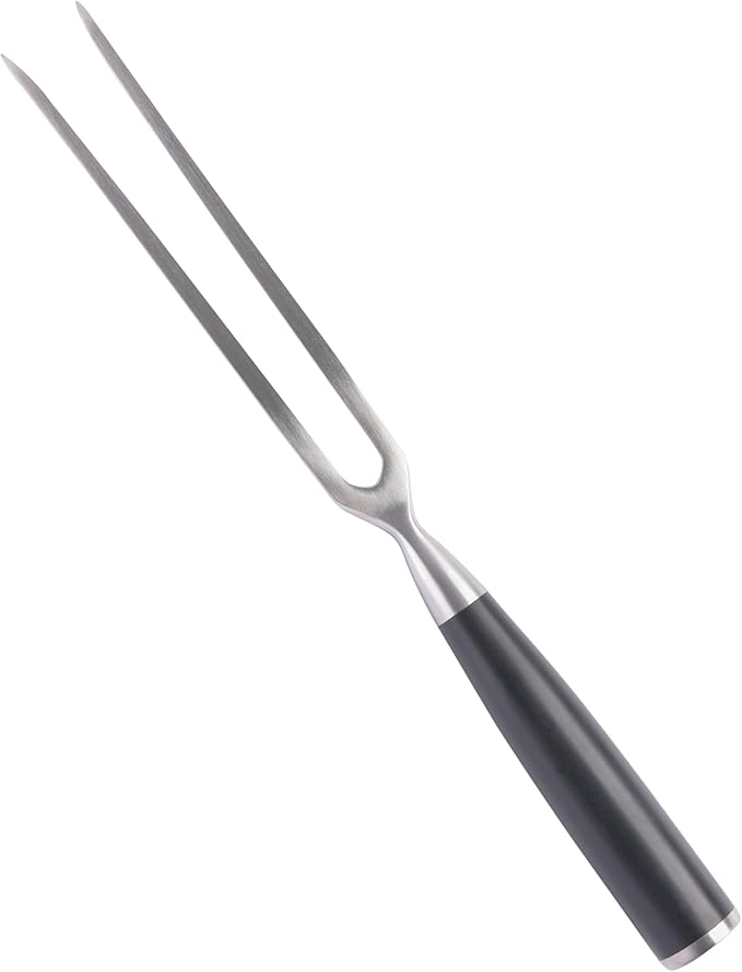 Babish 6.5-Inch Carving Fork ??High-Carbon 1.411 German Steel Cutlery ??Professional Kitchen Meat Fork for Carving & Serving