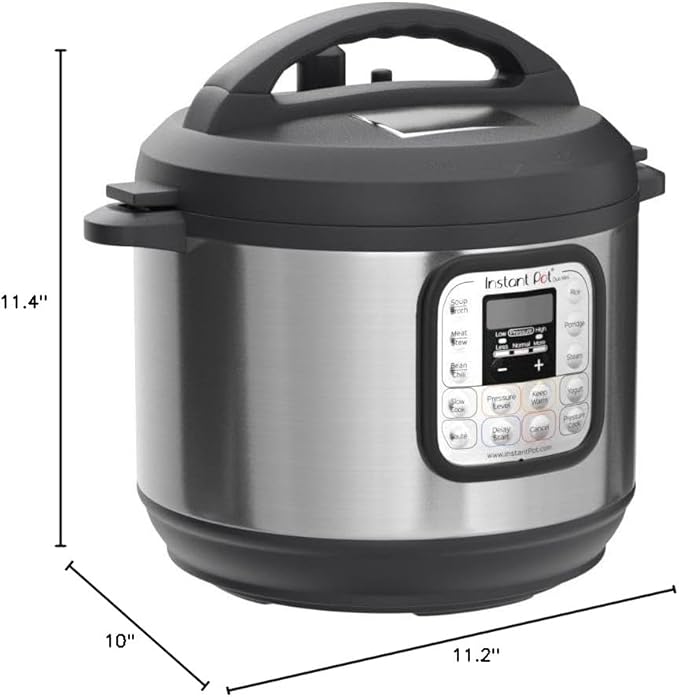 Instant Pot Duo 7-in-1 Mini Electric Pressure Cooker, Slow Rice Cooker, Steamer, Saut챕, Yogurt Maker, Warmer & Sterilizer, Includes Free App with over 1900 Recipes, Stainless Steel, 3 Quart