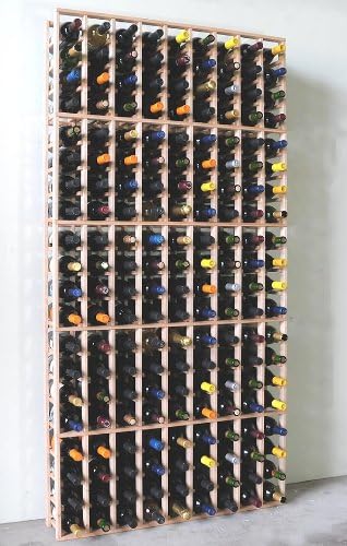 Wine Storage Rack Designer Collections 180-Bottle 9-Column 20-Row