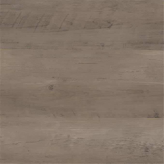Bush Furniture Salinas Kitchen Pantry Cabinet with Doors in Driftwood Gray