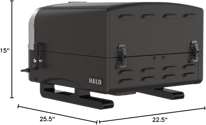 HALO Versa 16 Pizza Oven | 16??Rotating Stone, Patented Dual Burner System, 5-Minute Pizzas, Easy Clean | Propane Powered | HZ-1004-ANA