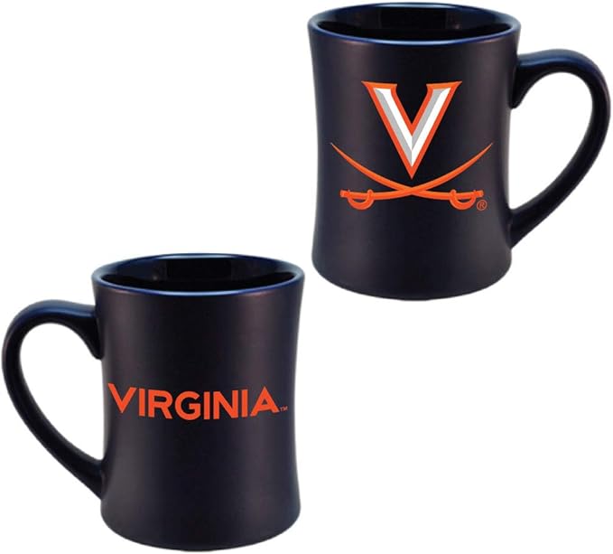 Virginia Cavaliers Ceramic 16oz Sculpted Mug ??Official Team Logo Coffee Cup ??Handwash Recommended ??Individually Boxed