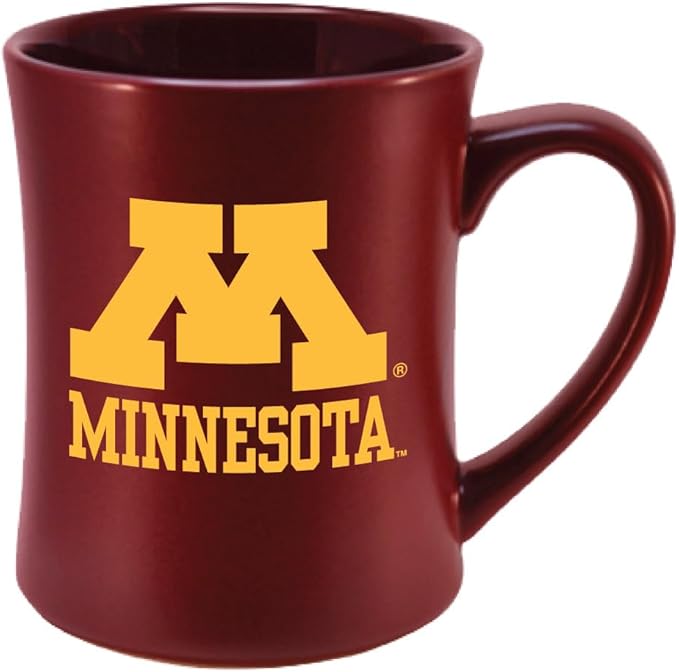 Minnesota Golden Gophers Ceramic 16oz Sculpted Mug ??Official Team Logo Coffee Cup ??Handwash Recommended ??Individually Boxed