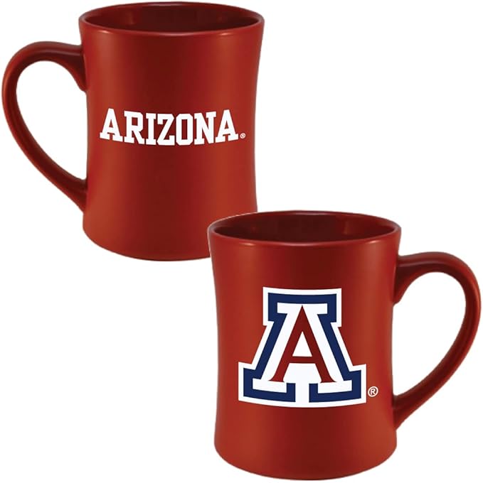 Arizona Wildcats Ceramic 16oz Sculpted Mug ??Official Team Logo Coffee Cup ??Handwash Recommended ??Individually Boxed