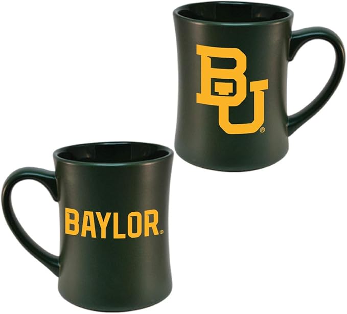 Baylor Bears Ceramic 16oz Sculpted Mug ??Official Team Logo Coffee Cup ??Handwash Recommended ??Individually Boxed