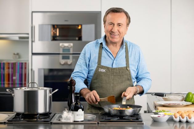 Daniel Boulud Kitchen 3QT Essential Pan ??French Inspired Stainless Steel Sautee & Sauce Pan with Heat Resistant Handle, 5-Ply Clad, Induction & Oven Safe, Professional Cookware