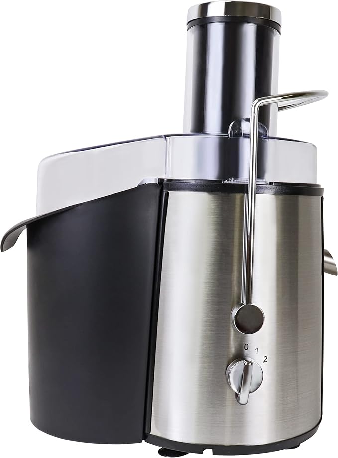 Total Chef Wide Mouth Juicer Machine ??2 Speed Slow Masticating Juicer for Vegetables & Fruits, High Yield Juice Extractor, Easy to Clean, Compact Juicing Machine for Fresh Juice