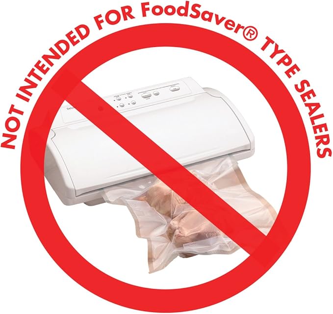 UltraSource - Vacuum Chamber Pouches 8" x 22" Pack of 500, Durable 4-Mil Thickness, Improved Puncture Resistance, Pre-Cut Pouch with Tear Notch, BPA Free