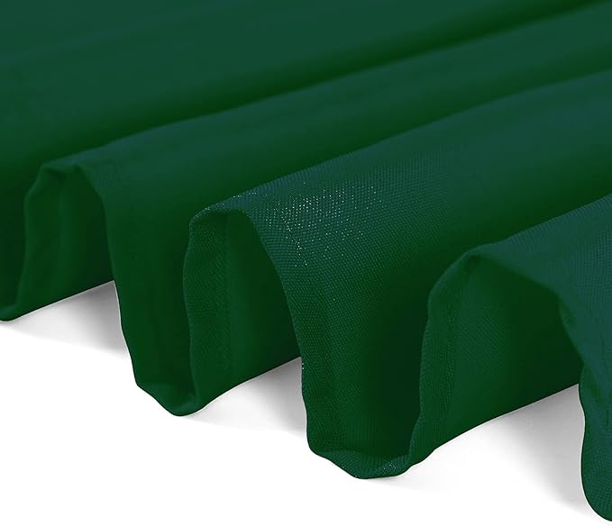 Cupuamon 60 inch Round Tablecloth Washable Polyester Table Cloth Decorative Table Cover for Wedding Party Dining Banquet(60 inch,Hunter)