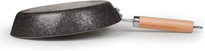 ?삡툒??ZhenSanHuan Toxin Free Teflon free Non Sticky Saut챕 Pans Fry Pans Omelete Pans (Seasoned 28CM/11'')