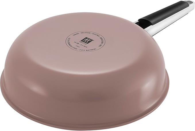 ZWILLING Pure 9.5-inch Stainless Steel Fry Pan, Rose