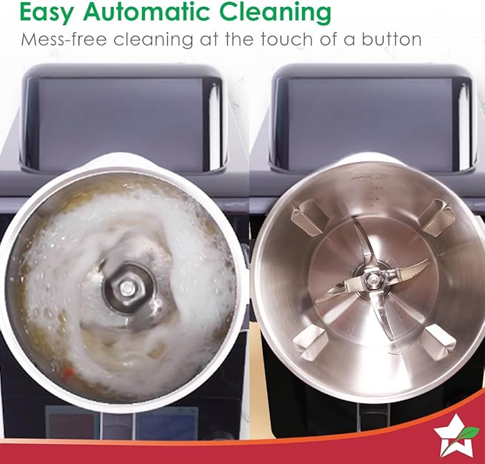 Wonderchef Chef Magic | All-in-One Kitchen Robot for Indian & International Cuisine | Automatic Chopping, Saut챕ing, Stirring, Kneading... | Mobile App | Recipes by Chef Sanjeev Kapoor | 2 Yr Warranty