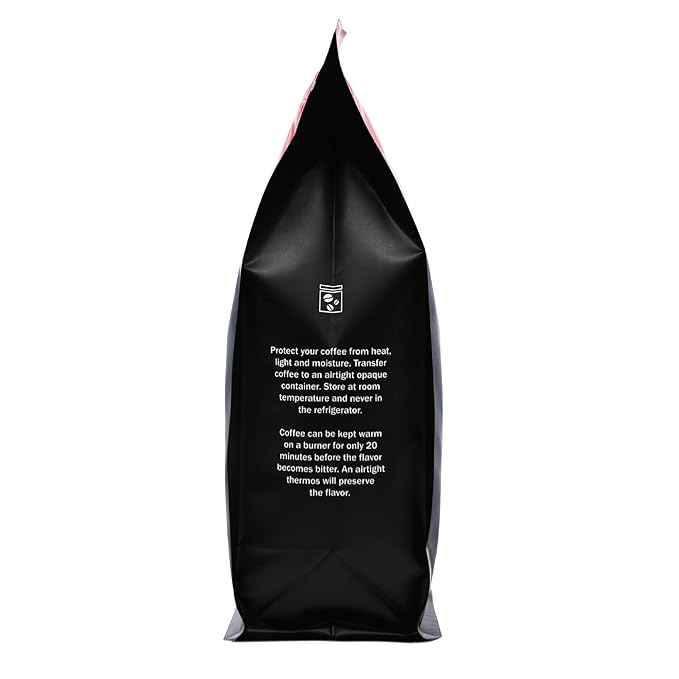 Volcanica Coffee, Dark Roast Coffee, Ground, Fresh Roasted, 16-ounce