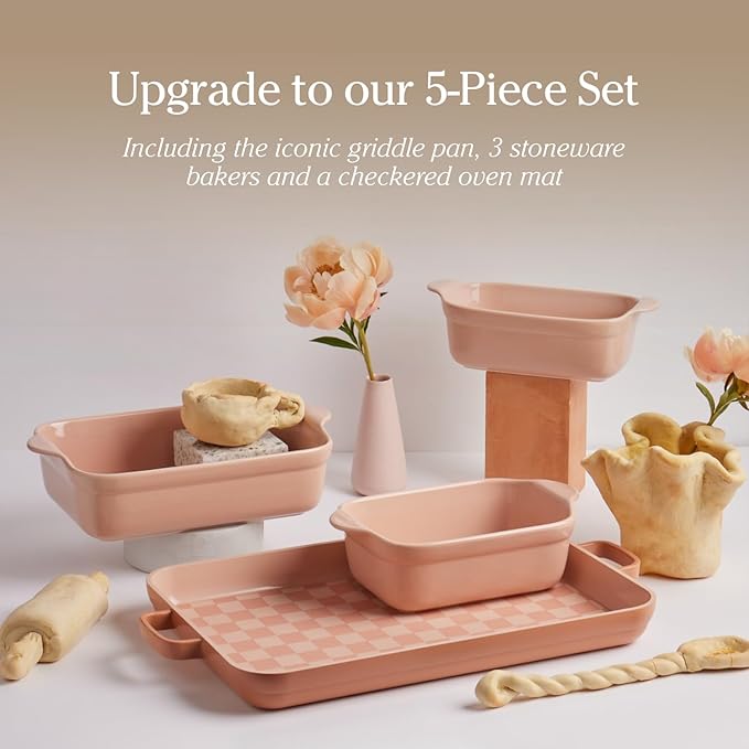 Our Place Mini Griddle Pan | 9" (2 Qt) Nonstick Ceramic Griddle Pan for Stovetop & Oven | PFAS-Free, Oven-Safe up to 450째F, Easy-Grip Handles | Spice