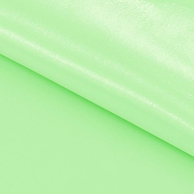 Yblut 10 Pack Satin Table Runner 12 x 108 Inch Long Green Silk Table Runner for Wedding Party Banquet Birthday Decoration