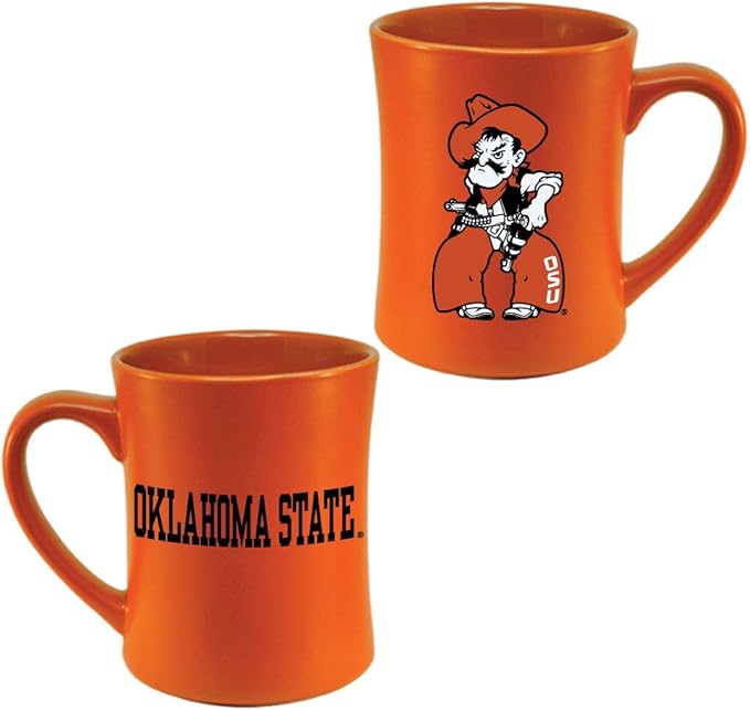 Oklahoma State Cowboys Ceramic 16oz Sculpted Mug ??Official Team Logo Coffee Cup ??Handwash Recommended ??Individually Boxed