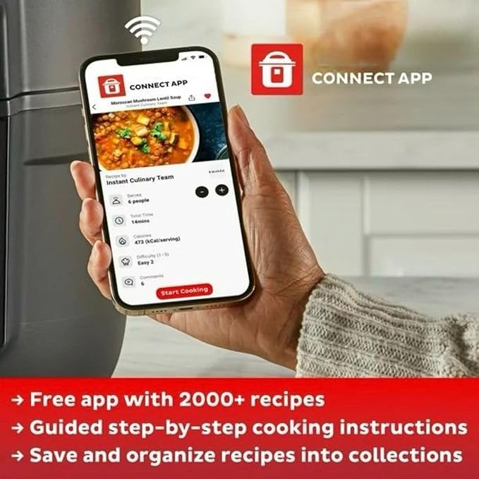 Instant Pot 8Qt Chef Series ??7-in-1 Multi-Cooker: Pressure, Slow, Rice & More ??Easy Meals Fast