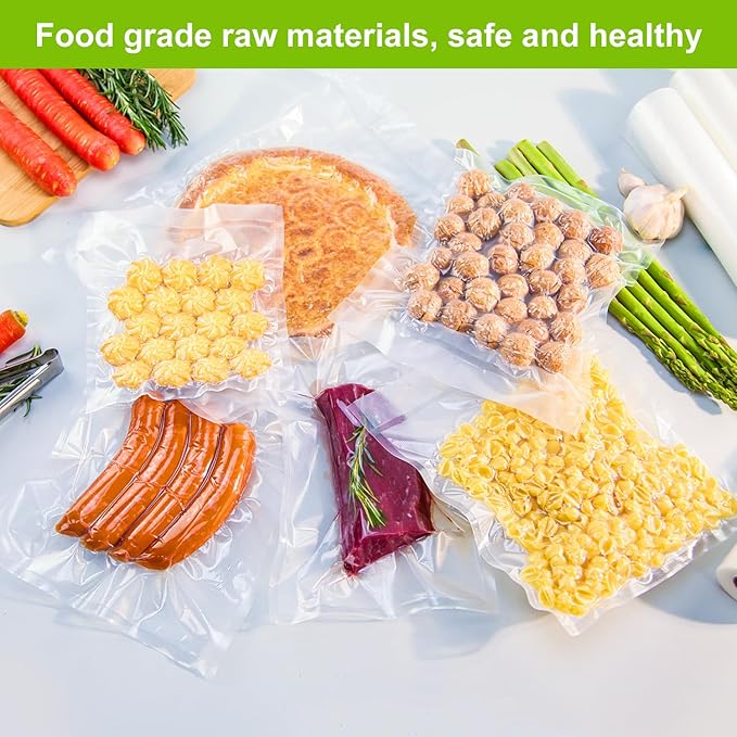 MAGIC SEAL Vacuum Sealer Bags, 3 Rolls 10?쇺?횞 16.4??Textured Vac Seal Bags for Food Storage or Sous Vide, BPA Free, Commercial Grade - NOT Work with MAGIC SEAL MS175 Vac Sealers