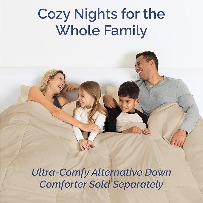 King 6 Piece Sheet Set - Cooling & Breathable Bed Sheets - Hotel Luxury Bed Sheets for Women, Men, Kids & Teens - Comfy Bedding with Deep Pockets & Easy Fit - Soft and Wrinkle Free - King Cream Sheets