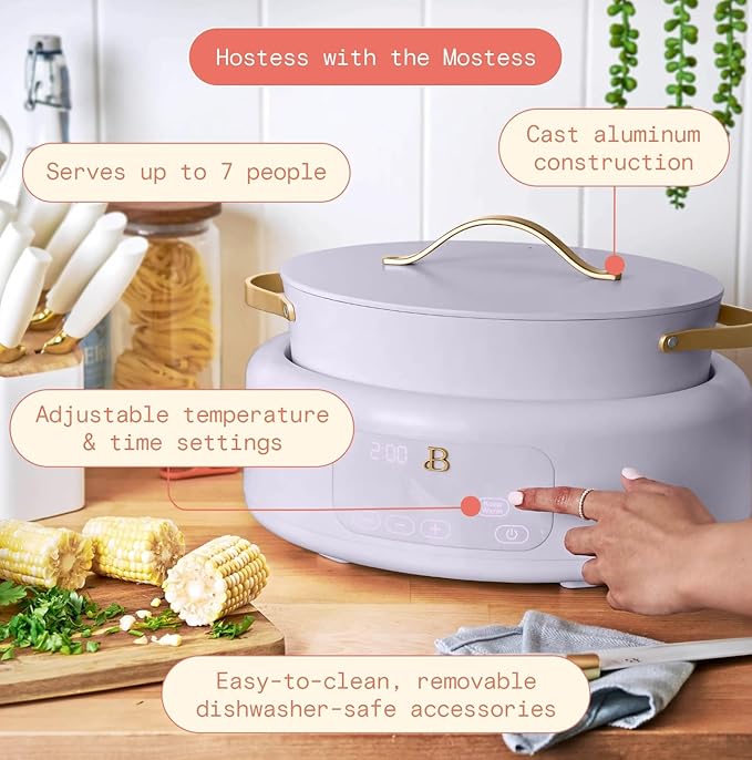 Beautiful 10-in-1 6 Qt Multi-Cooker with LED Digital Display ??Multi-Function Appliance for Rice, Steam, Slow Cook, Sear, Roast & Daily Meals, Nonstick Pot, Space-Saving Solution for Kitchen Cooking