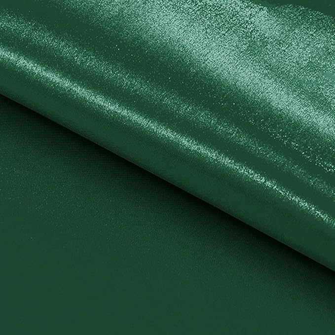 Yblut 10 Pack Satin Table Runner 12 x 108 Inch Long Dark Green Silk Table Runner for Wedding Party Banquet Birthday Decoration