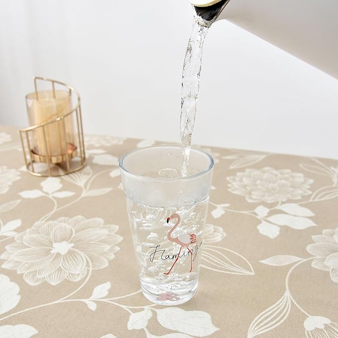 LOHASCASA Heavy Duty Vinyl Oilcloth Tablecloth PVC Waterproof Plastic Wipeable Spillproof Peva Tablecloth for Spring Outdoor Camping Picnic Rectangle 54x72 Inch