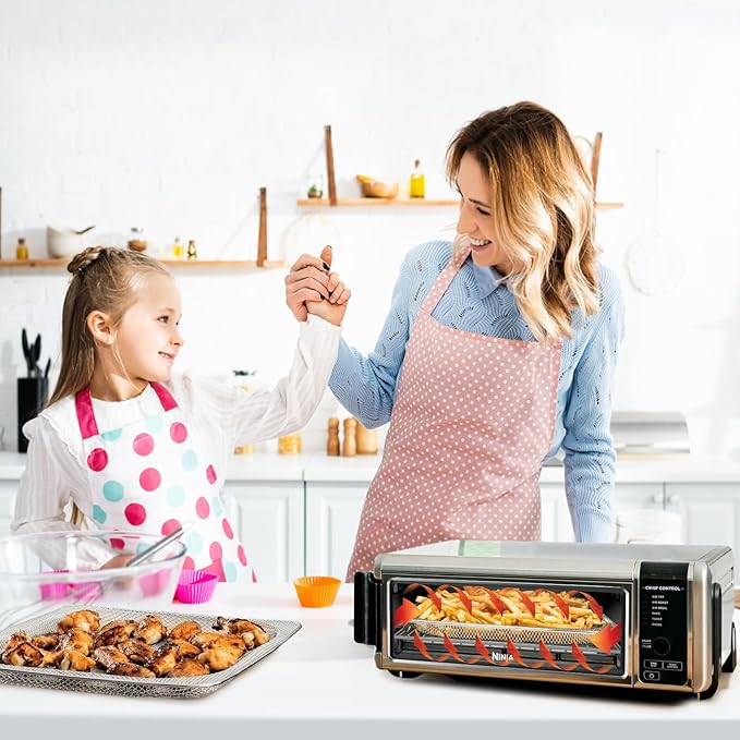 Air Fryer Basket Compatible with Ninja Foodi SP100, FT102, SP102, SP101, SP101C 8-in-1 Digital Air Fry Oven