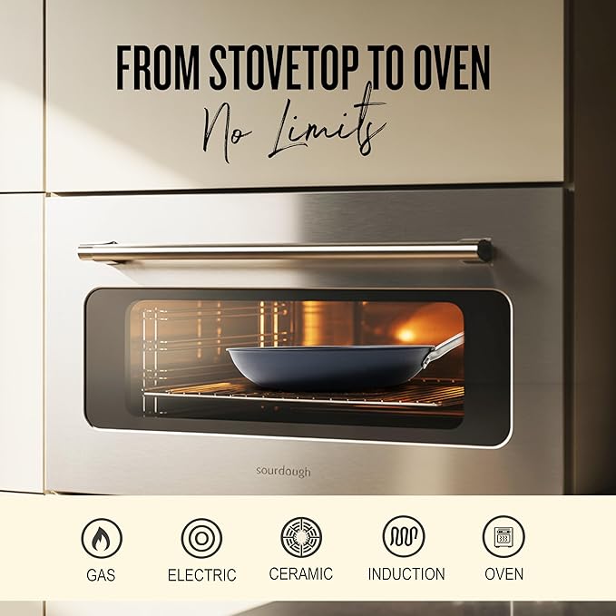 Alva Black Angus 9.5 & 11??Carbon Steel Frying Pan Set ??Naturally Nonstick, PFAS-Free & Toxin-Free, Oven & Induction Safe, Chef-Grade Heat Control, Built to Last a Lifetime, Designed in Belgium