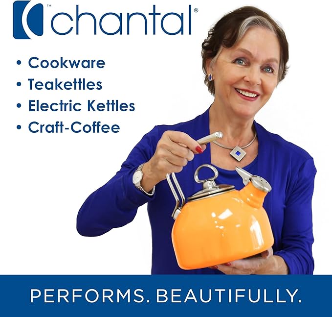 Chantal Induction 21 Steel Stockpot with Glass Tempered Lid (8-Quart)