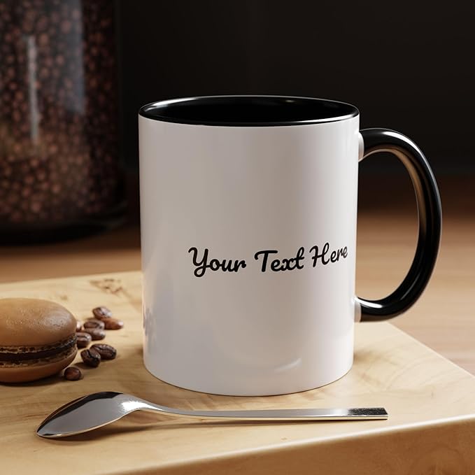 Customizable Coffee Mug with Birth Flower and personalized text for gift, birthdays, teachers, grandparents and many more