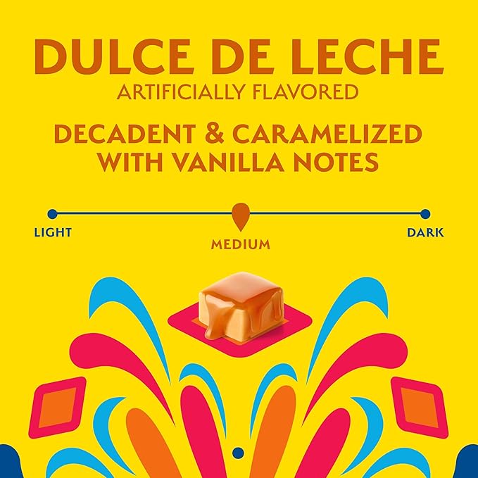 Caf챕 Bustelo Dulce de Leche Artificially Flavored Coffee, 10 Ct. K-Cup pods (Pack of 6)