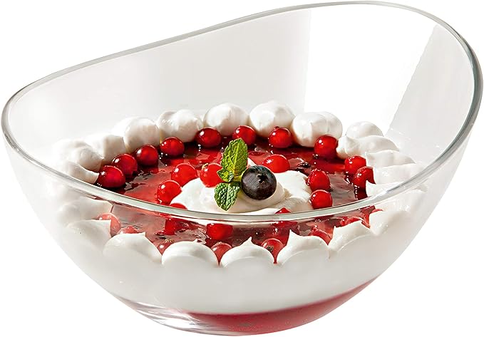 Barski - European Glass - Bowl - 7.7" Diameter - Made in Europe