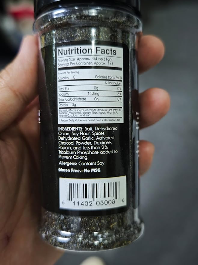 FOGO The Rub, Charcoal Seasoning for Meat, Perfect for Grilling and Smoking BBQ, 5.5 Ounce Shaker Bottle
