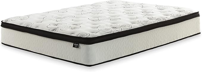 Signature Design by Ashley Chime Hybrid King 12" Mattress with Gel Memory Foam, Medium Firm, Pressure Relief, Fiberglass Free Mattress in a Box