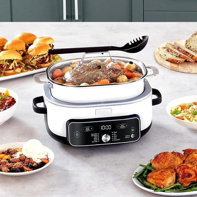 Ninja Foodi PossibleCooker 8.5Qt PRO Plus 11-in-1 Smart Cook System - Multi-Function Rice Cooker, Slow Cooker, Sous Vide with Thermometer - Electric Pot for Kitchen Appliances
