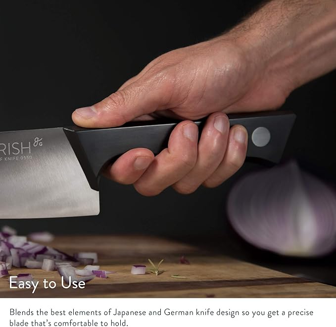 Greater Goods 8??Chef?셲 Knife ??German Steel (X50CrMoV15), Full-Tang, Everyday Kitchen Knife