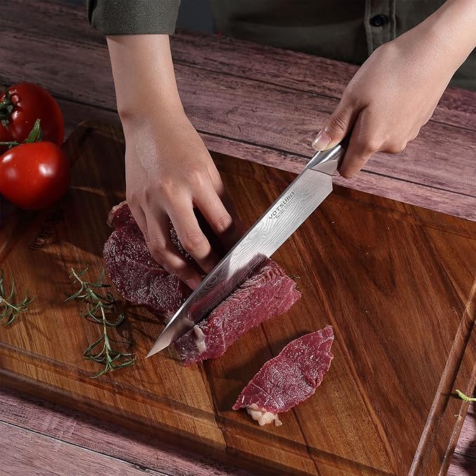 YOTSUBA Chef Knife-8 Inch Japanese Gyuto Kitchen Knife Chef?셲 Knife German High Carbon Stainless Steel Ergonomic Handle Essentials Sharp Gifts for Mom&Dad With Premium Gift Box