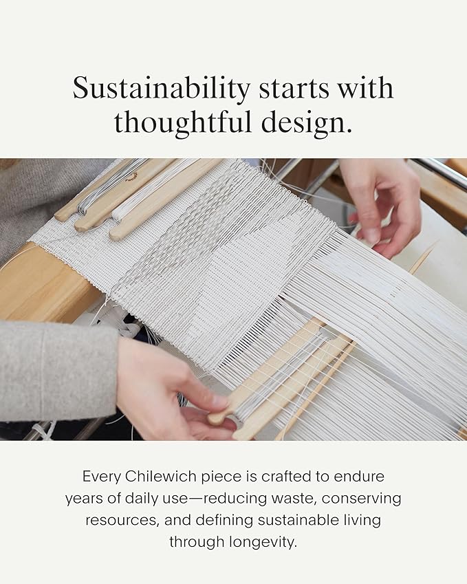 Chilewich Basketweave Placemats in Denim - Set of 4 - Easy Care Woven Tabletop Textiles - Indoor/Outdoor - 15" Round