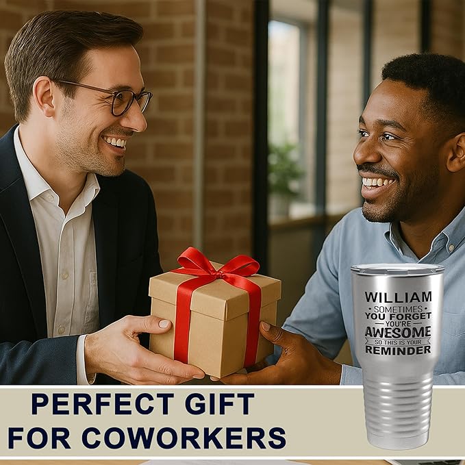 Personalized Inspirational Tumbler, Inspirational Gifts for Men Dad Father Wife Sister Women, Custom Birthday For Him Her, Customized You?셱e Awesome Tumbler, Teacher Coworker Gifts 30oz Stainless