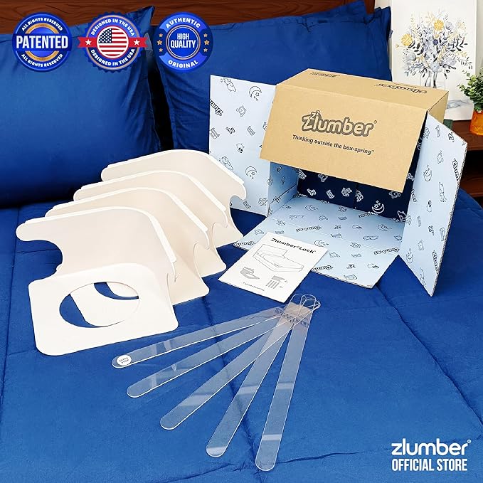 The Original USA Patented ZlumberLock ??Secure Sheet Holder with Heavy-Duty Mattress Straps ??No More Loose Bedding, Universal Fit, Easy One-Time Installation