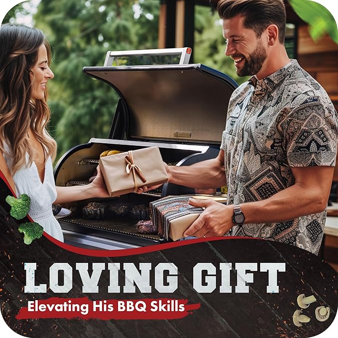 KITCHEN PERFECTION S Silicone Smoker Oven Gloves -Extreme Heat Resistant BBQ Gloves -Handle Hot Food Right on Your Grill Fryer Pit|Waterproof Oven Mitts |Superior Value Set+3 Bonuses