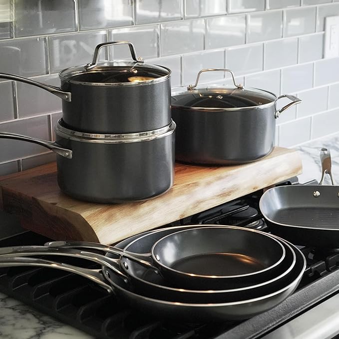 KYOCERA Ceramic Frying Pan with Ceramic Non-Stick Coating, 12 inches, PFAS/PTFE Free, Stainless Steel Handle, Suitable for All Stove Types