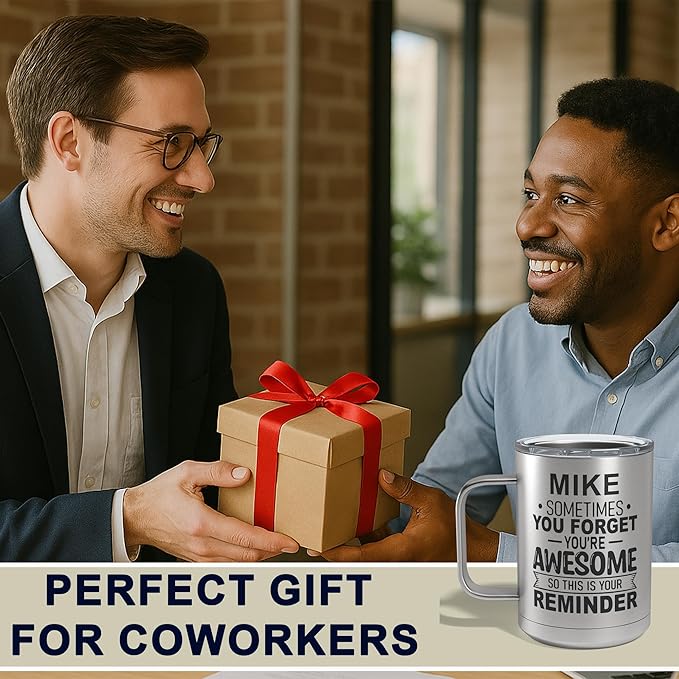 Personalized Inspirational Travel Coffee Mug, Inspirational Gifts for Men Dad Wife Sister Women, Custom Birthday For Him Her, Customized You?셱e Awesome Tumbler, Teacher Coworker Gifts15oz Stainless
