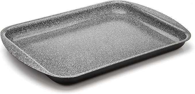 DaTerra Cucina - Nonstick Ceramic Coated Baking Sheet Twin Pack ??16" x 11" x 1" Professional Grade, PTFE, Cadmium, Lead & PFOA Free, Oven Safe, Ideal for Baking, Roasting & Cooking