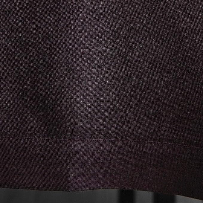 Solino Home Linen Tablecloth 60 x 120 Inch - 100% Pure Linen Grape Table Cloth for Rectangle Tables - Athena, Machine Washable Tablecloth for Winter, Valentines, Spring, Easter