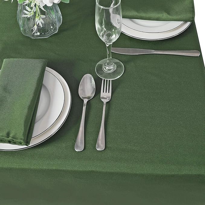 Cupuamon 60 inch Round Tablecloth Washable Polyester Table Cloth Decorative Table Cover for Wedding Party Dining Banquet(60 inch,Willow)