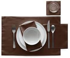 MY DRAP Washable and Reuseable Cloth Placemat - 17.7 x 12.6 in (24 Per Roll, Cotton Aquamarine)