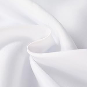 6 Pack White Round Tablecloths 120 Inches Table Cloth Stain and Wrinkle Resistant Washable Polyester Table Cover Fabric for Party, Wedding,Dining,and Banquet Decoration